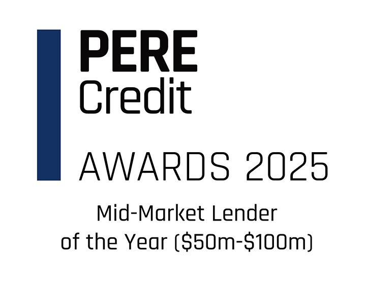 PERE Credit Awards 2025 &ndash; Mid-Market Lender of the Year ($50m-$100m)